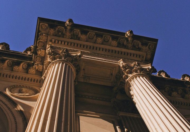 Courthouse columns